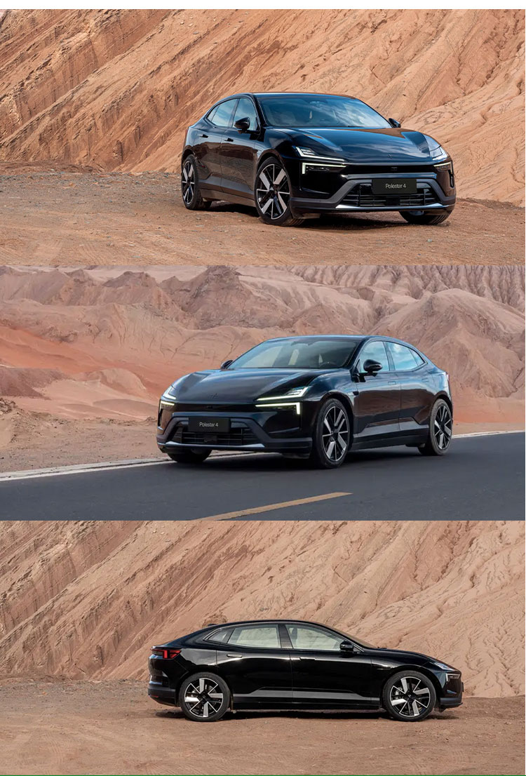 Energy Vehicle Pure Electric Carro Electrico 2024 Polestar 4 Pro Plus L*W*H 4845x1994x1544 Battery Capacity kw/h 102kw/h