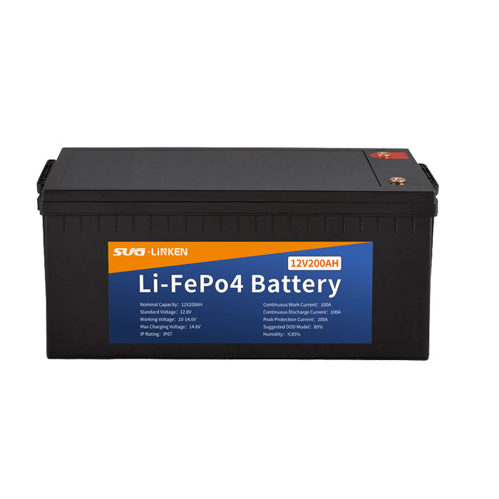  200ah Modular Lithium Battery Pack 12.8v Solar Deep Cycle Battery Manufactures