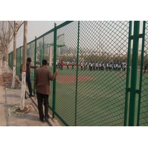 PVC Flattened Expanded Steel Mesh Sheet Diamond 1.8m Height