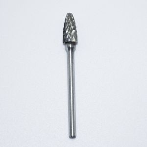 Type F Standard Tungsten Carbide Rotary Burr with 120° Point Angle and 3 Years