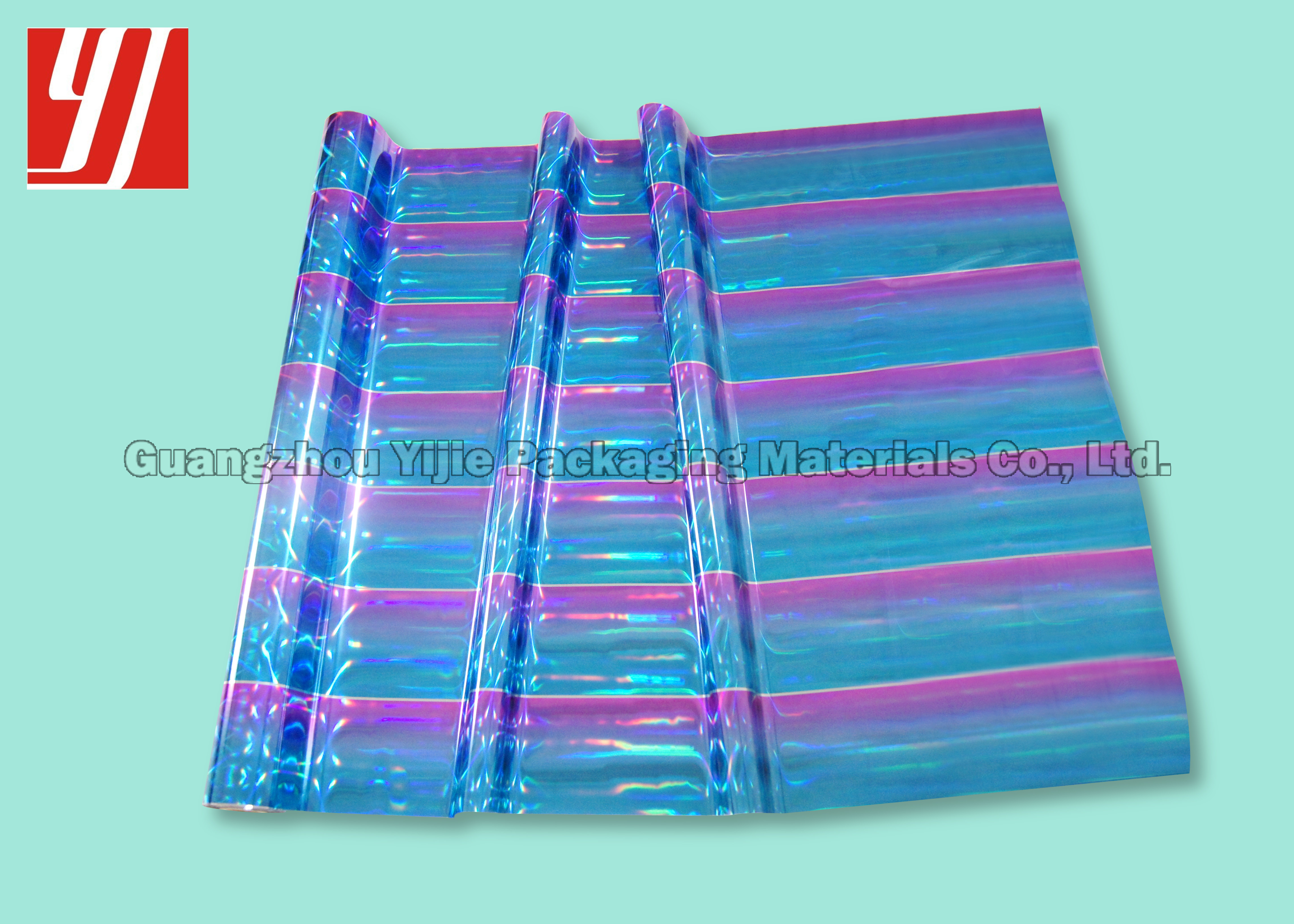 1.28mx180m Holographic Hot Stamping Foil For Leather PE PVC Labels