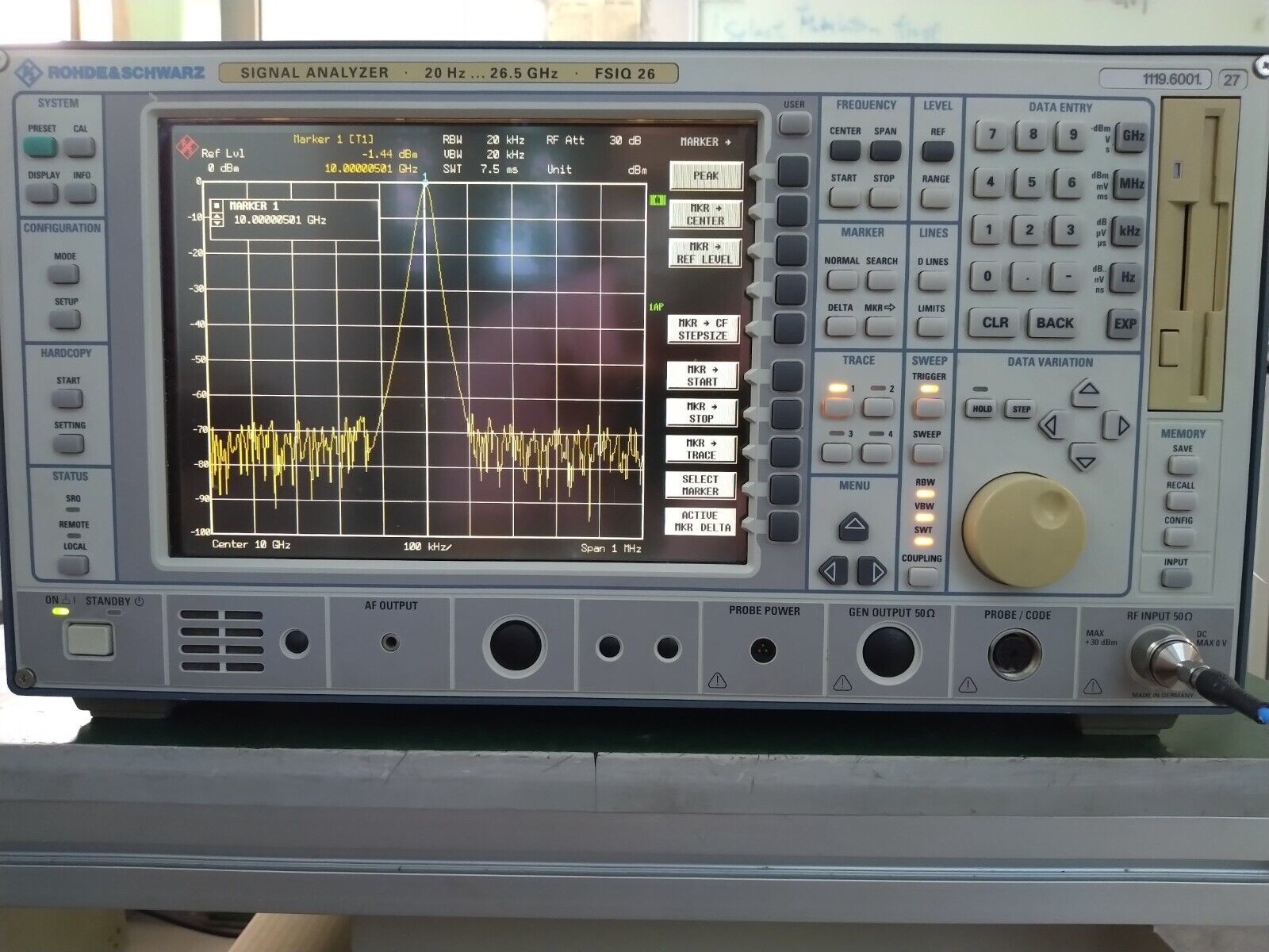 Multipurpose Rohde Schwarz Signal Analyzer Durable FSIQ26 For LED