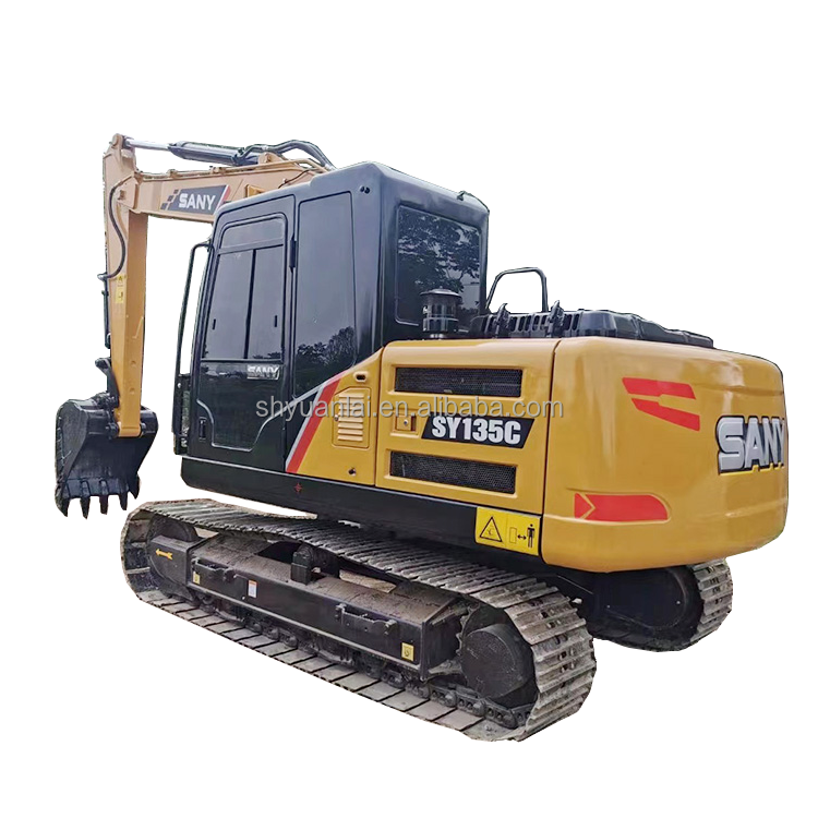SANY 135C Excavator Second Hand With ISUZU Engine And Original Hydraulic Valve