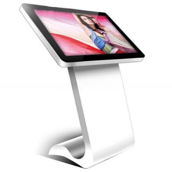Quality floor stand 24 inch LED self-service terminal AD information checking interactive kiosk with mini PC for sale