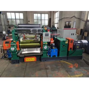 PLC Smooth Rollers rubber mixing mill machine Automated Control System