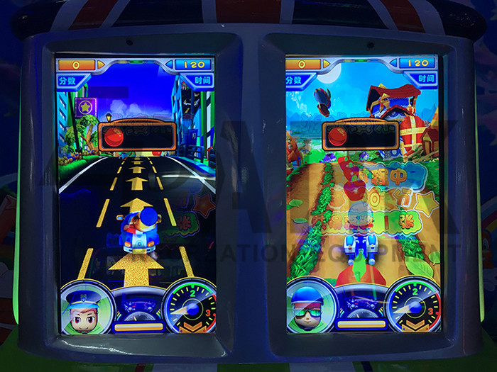 Exciting Race Car Arcade Machine , Arcade Racing Simulator With Delicate Design