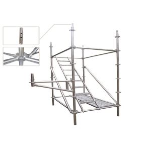 Easy Assemble Ringlock Scaffolding System High Bearing Capacity Automatic