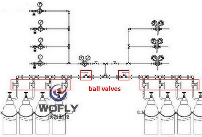 Manual Operating Stainless Steel Ball Valve Three Way With Npt Female Thread