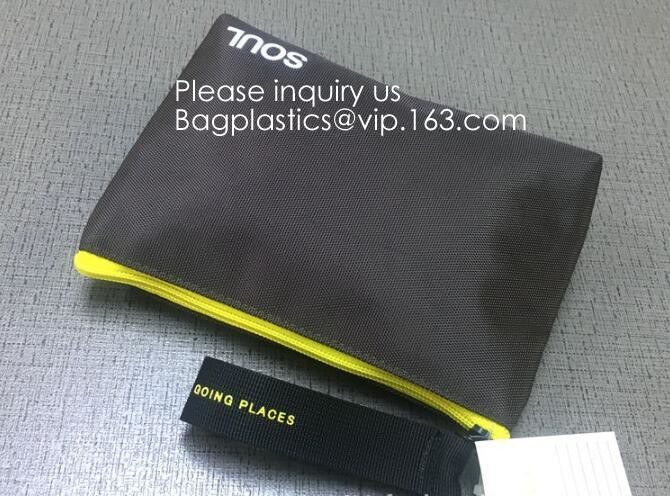 Custom Travel Organizer Cosmetic Ziiper Black Tyvek Paper Bag,Factory Price Tyvek Cosmetic Bag Custom Tyvek Paper Pouch