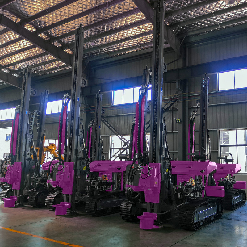 Mini Pile Driving Machine Guardrail Pile Drilling Equipment Vibration Hammer Pile Driver
