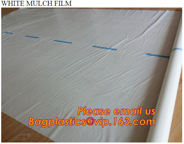 Transparent / Black / Silver / White color Plastic PE LDPE Agriculture Mulching Film,panda strawberry mulch film/black w