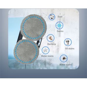 Remote Control App Robotic Window Washer English Automatic Domestic Window