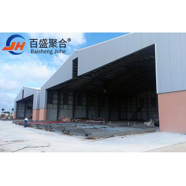 Large Span Prefabricated Light Steel Structure Airplane Hangar Roof with AiSi