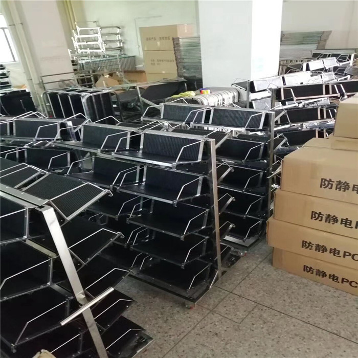 Stainless Steel Hanging Basket ESD PCB Trolley Roll Container