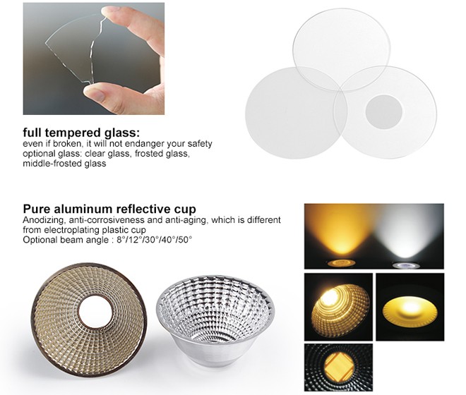 high quality Epistar chip 120lm/w 20w 30w 40w led track light