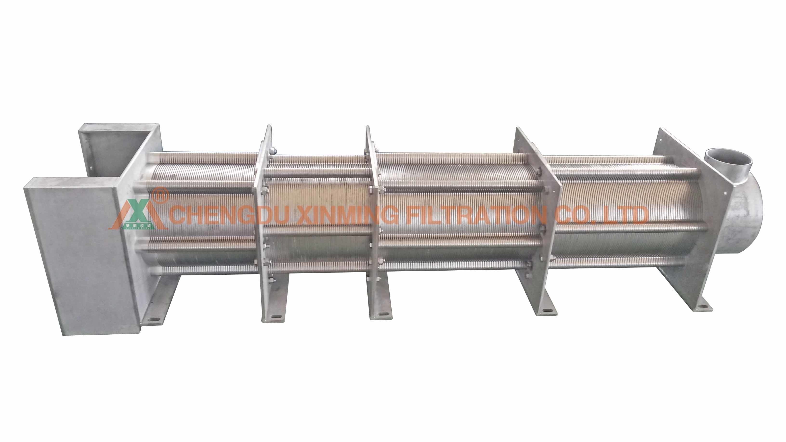 Professional Automatic Filter Press Wastewater Treatment Screw Filter Press For Butchery Sewage
