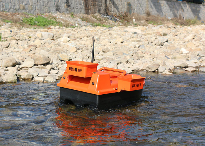 RC model shuttle bait boat , ABS engineering plastic radio controlled bait boat