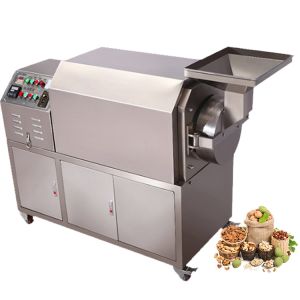 Continuous Type Roasting And Cooling Machine Sunflower Chestnut Roasted Machine