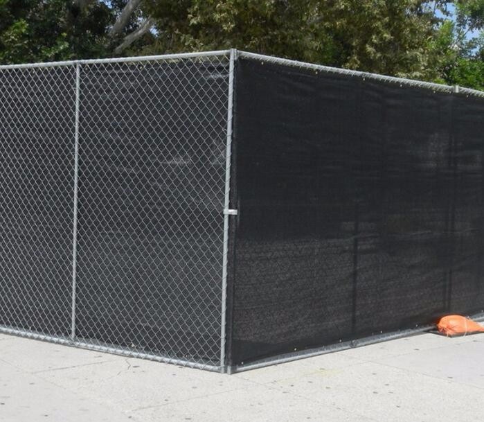8'x12' tubing 1⅜"(35mm) x 16ga thickness chain link us standard temporary fencing 13ga/2.3m diameter