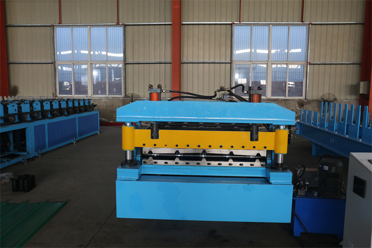 380V Roof Panel Roll Forming Machine Trapezoidal Ibr Roof Machine
