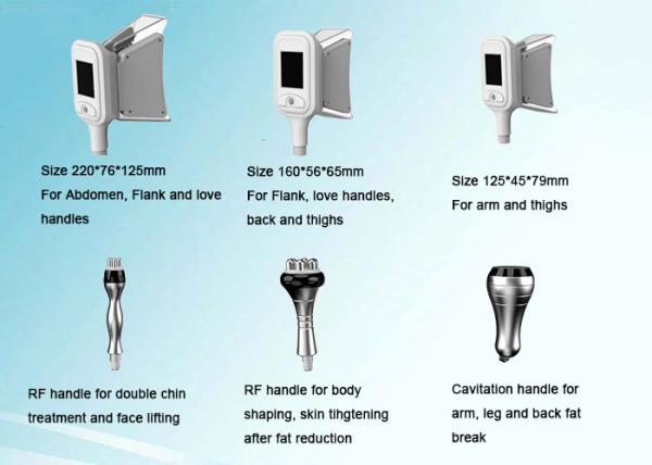 Fat Freezing Weight Loss Cryolipolysis slimming beauty machine with 5 handles