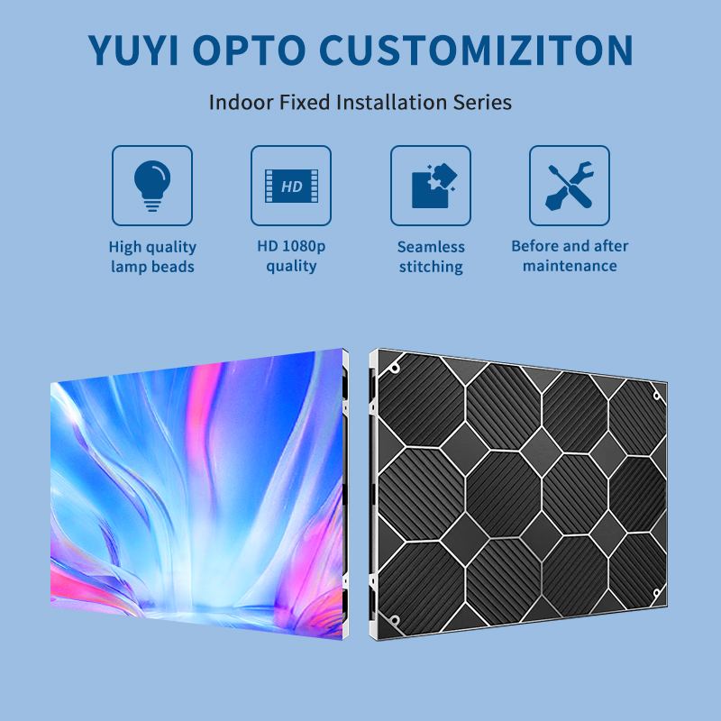 Full Color Small Pitch LED Display P1.25 P1.53 P1.6 P1.8 P2 Indoor LED Video Wall