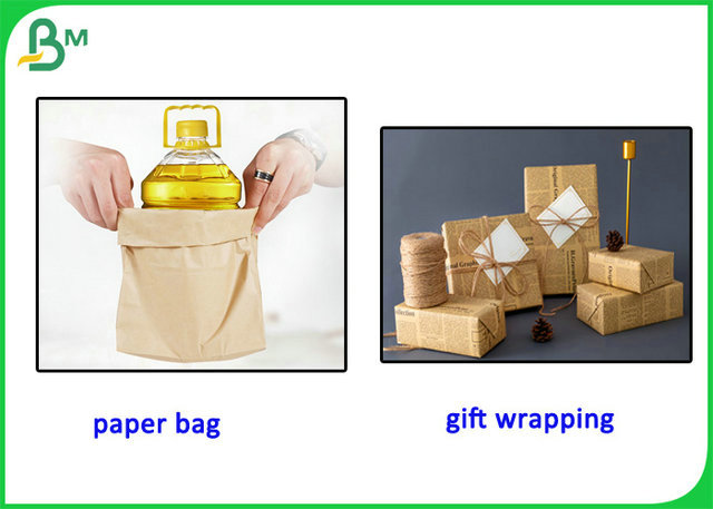 100% Biodegradable Bamboo Pulp Kraft Paper For Flower Wrapping 