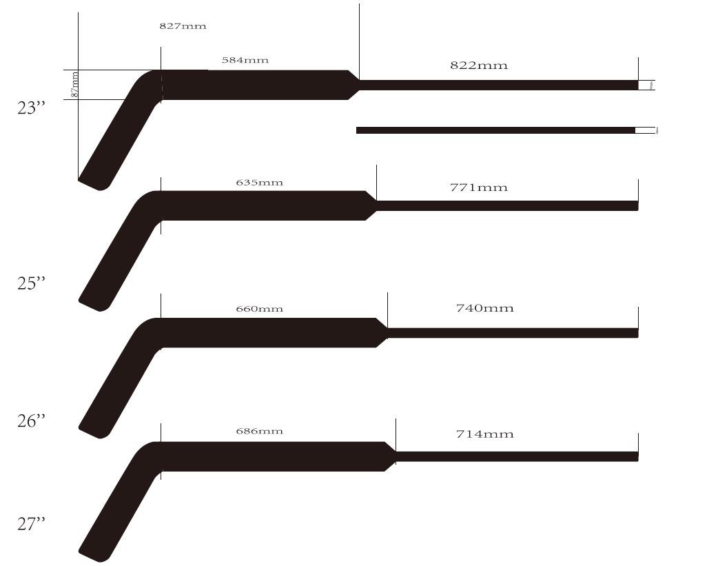 26 Inch Composite Hockey Goalie Stick 26 Inches Epoxy Foam Blade Core