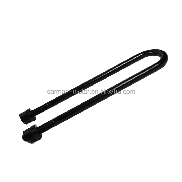 Standard Size Rear Steel Plate Riding Bolt With Nut for Dz9118520124 Sinotruk HOWO ShacmanAolong Delong Truck Parts
