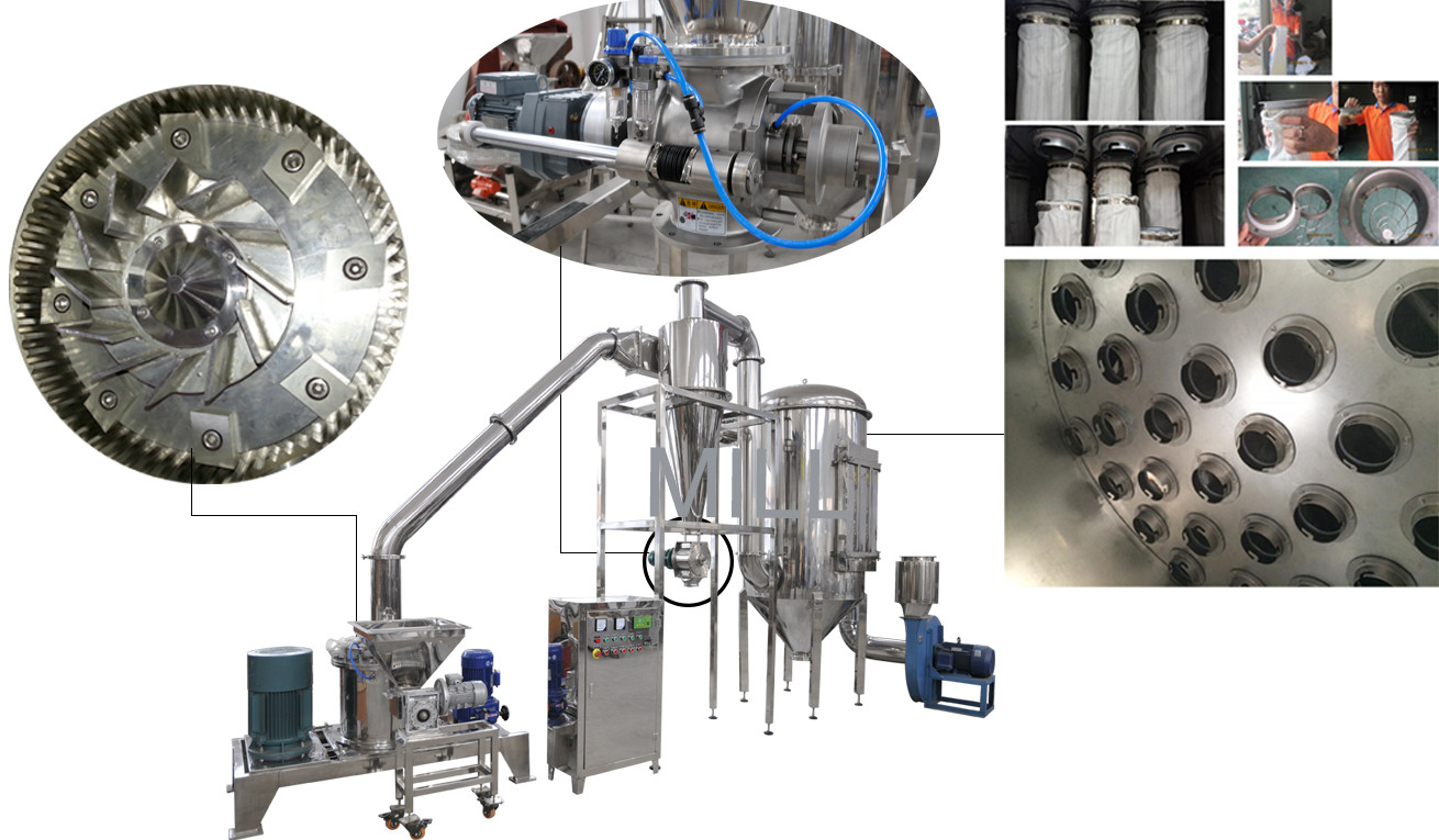 Classifying Mill Fine Powder Grinding Machine 500 Mesh Pulverizer