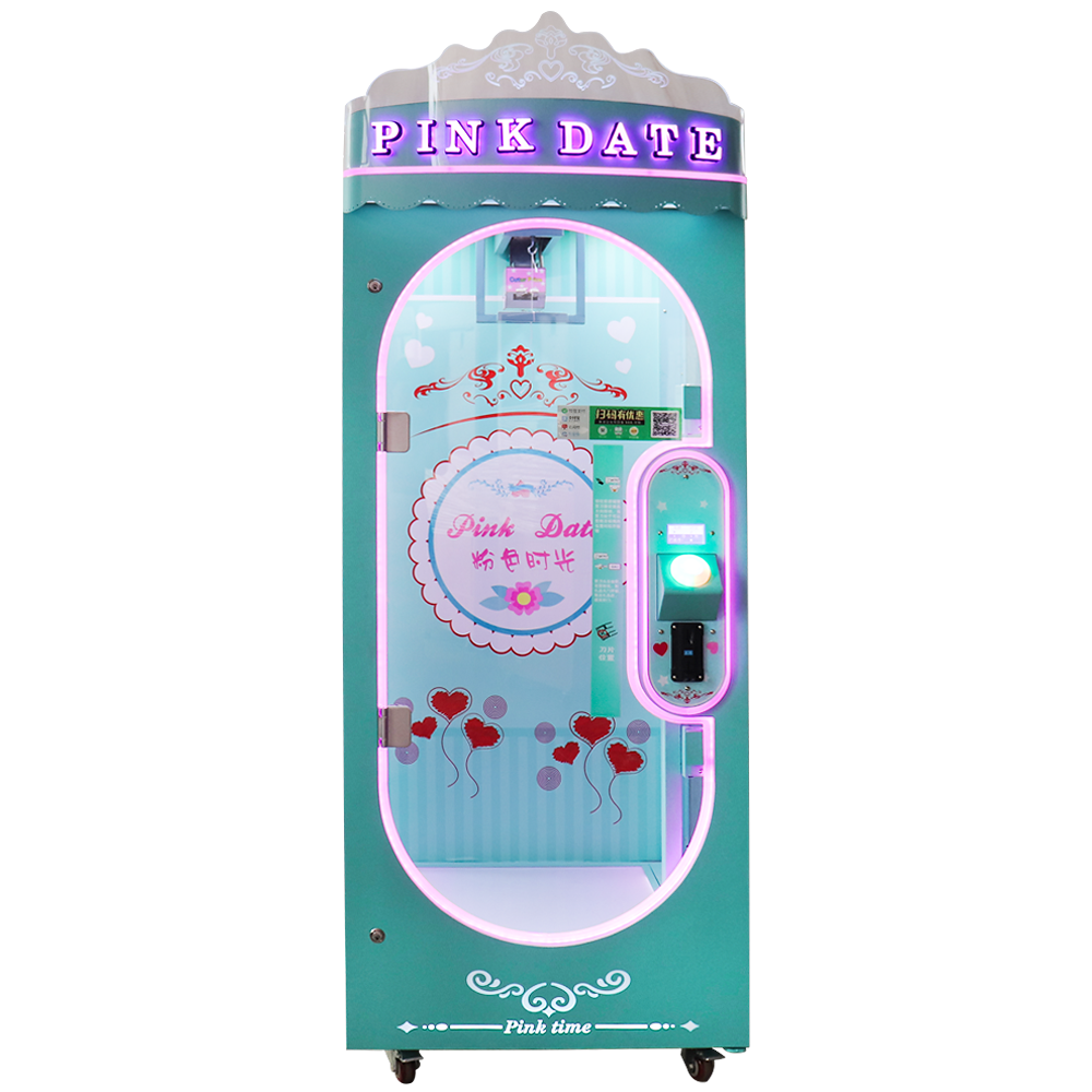 Playfun Indoor Pink Date Doll Cutting Prize Big Toys Gift Scissors Skill Cut 2 Win Arcade Coin Operated Game Machine for Sale