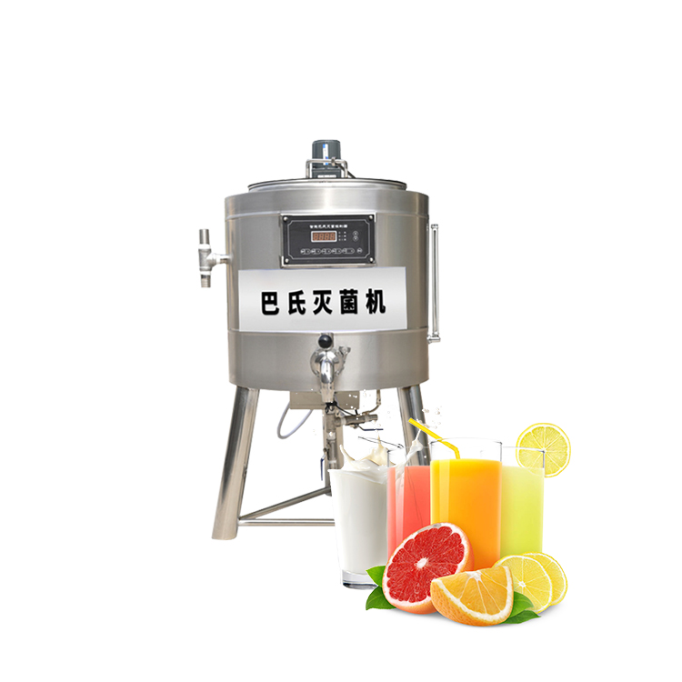 500l Goat Milk Process Plant Juice Milk Pasteurizer Equipment 50l Fruit Pulp Pasteurization Machine