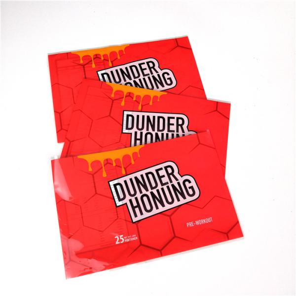 Waterproof Shrink Sleeve Labels Adhesive Clear Printed Energy Drink Heat