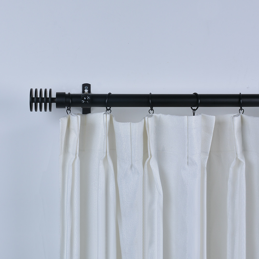 Three-dimensional shape 28MM Diameter Curtain Rods With Metal Material For Living Room