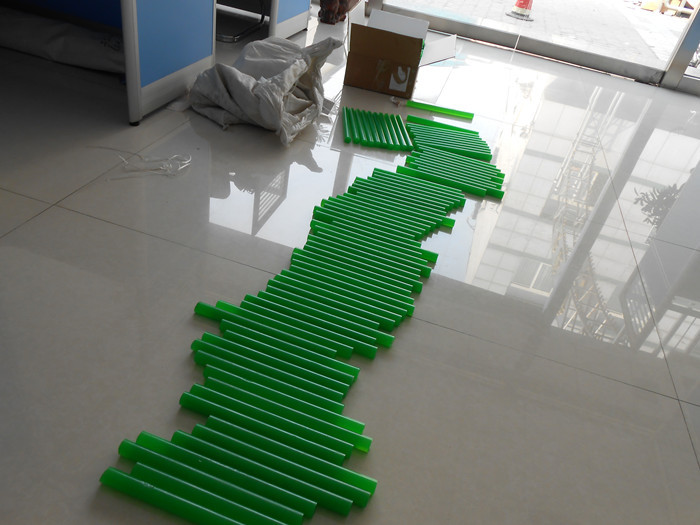 Colorful High Strength Nylon Plastic Rod 300 - 500mm Length With ROHS Standard