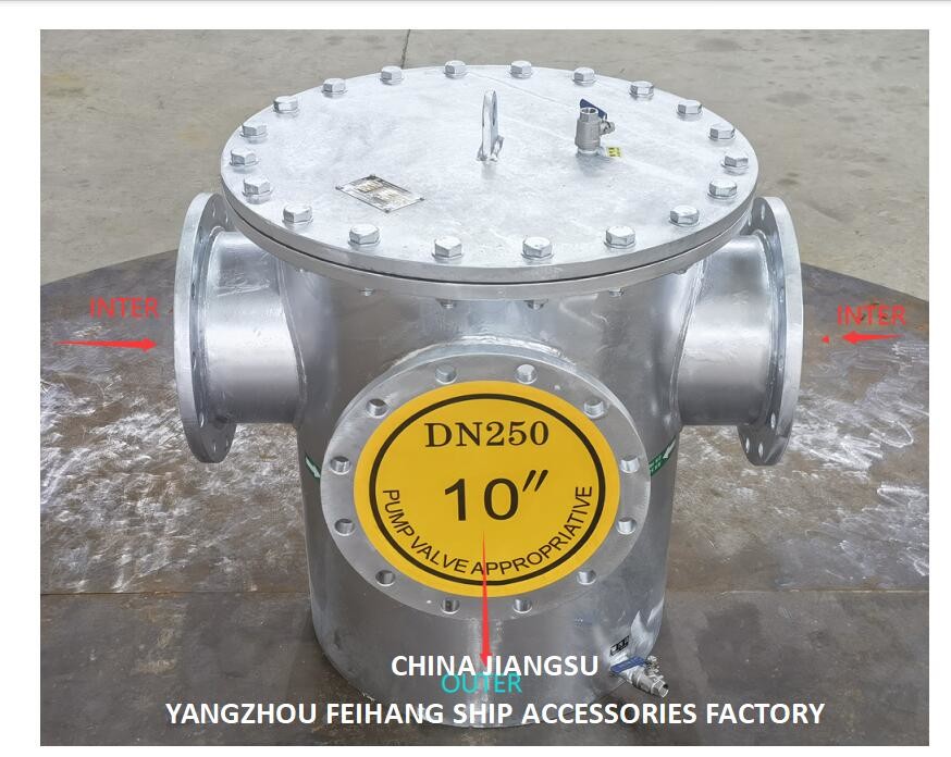 Stainless Steel 3-Type 3Ways Can Water Filter Flanged Design 5K Or 10K Hot Galvanized/Epoxy Paint