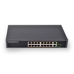 16-port 10/100M switch IEEE 802.3af/a standard 250W power backplane bandwidth 12