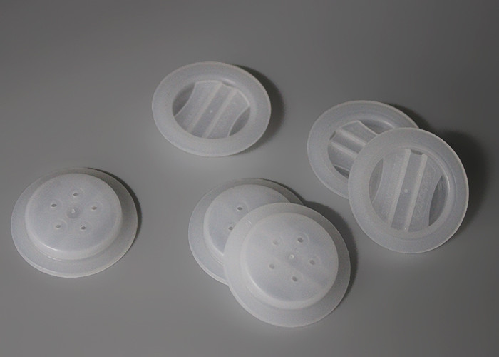 White PE One Way Ventilation Valve / Small Plastic 1 Way Air Valve