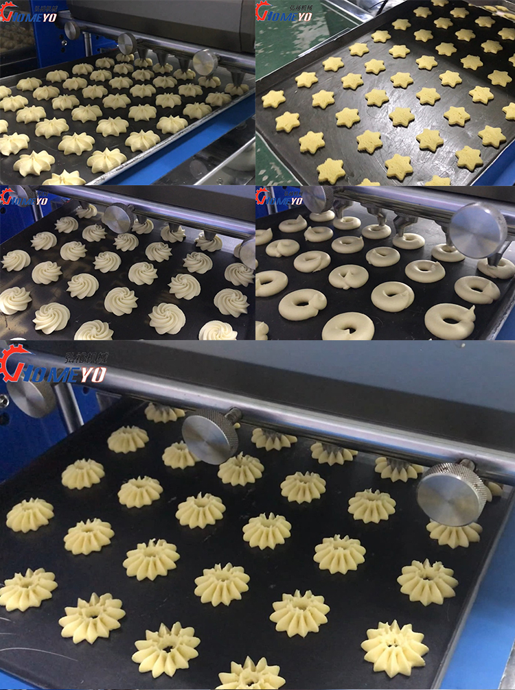 220V High Productivity Biscuit Making Machine for Cookie Manufacturing