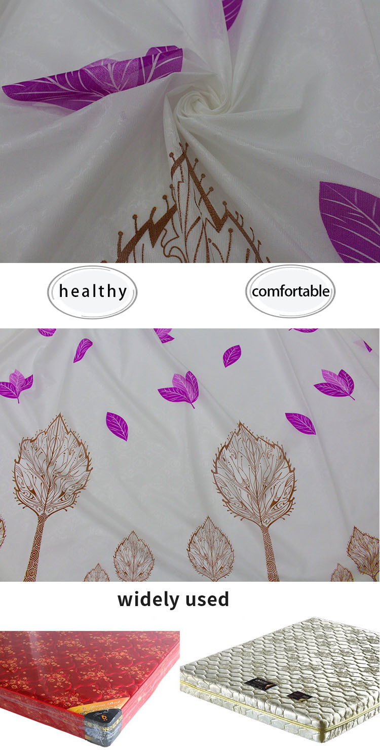 Mattresses And Sheets Are Finely Printed With 100% Polyester Warp Printed Fabric