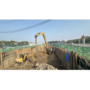  Hydraulic Vibroflot with 220 kN Centrifugal Force 20 m³/min Air Compressor and 500-800 mm Diameter for High Compaction Efficiency Manufactures