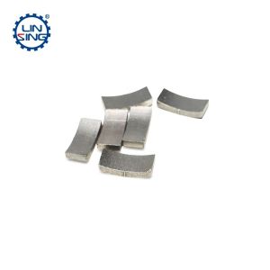 Cutting LINSING Type Round Matrix Core Concrete Diamond Segment for Core Drill