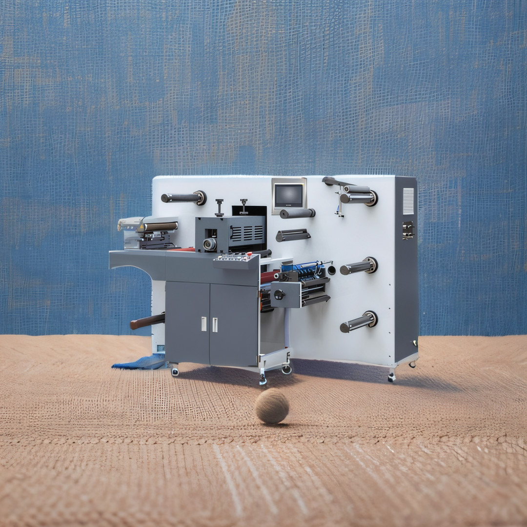 INTERMITTENT SEMI-ROTARY DIE CUTTING MACHINE WITH TURRET SLITTING PRE-PRINTED LABELS NO NEED CHANGED MAGNETIC CYLINDER