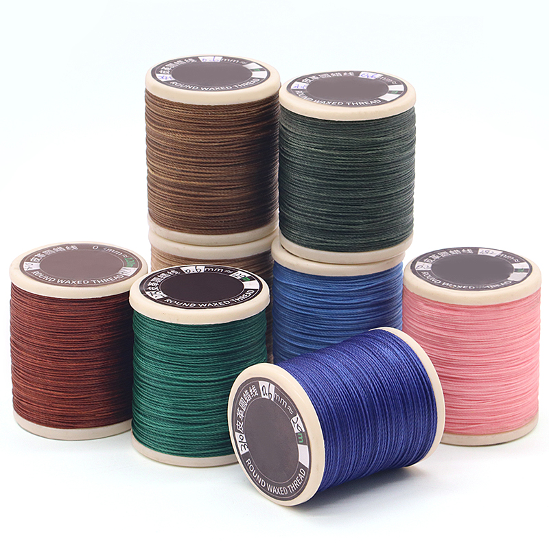 Hand Knitting 420D/3 Yarn Count Sewing Thread for Leather Bag DIY Bracelets 30 Colors