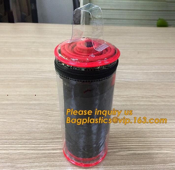 Plastic Bag OEM Custom PVC Loop Handle Image Printed Plastic Shopping Bag,Promotional Clear Waterproof Plastic Cosmetic