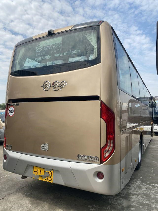 Used Golden Dragon Bus XML6103 47seats 171 Rear Engine Single Doors Used Coach Bus