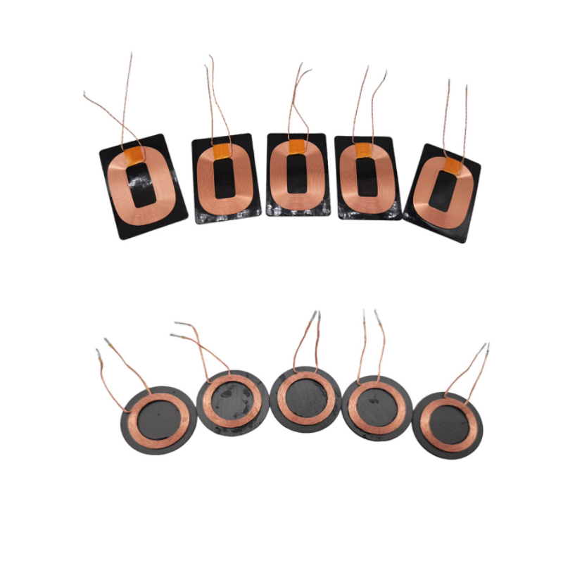Magnetic copper wire choke coil toroidal ferrite core through hole power inductor coil for Tesla coil generator