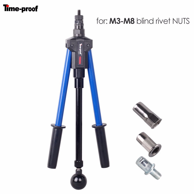 430x150mm Manual Riveter For Blind Rivet Nuts M3 M4 M5