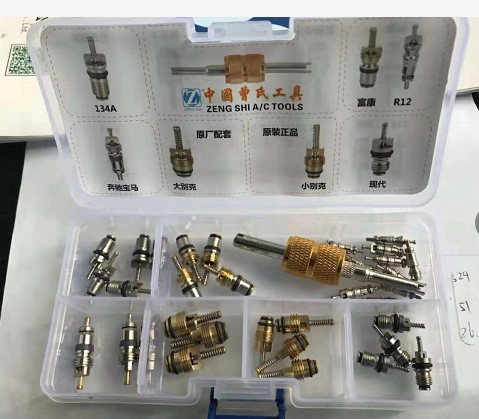 134A environmental protection Paper carton Gauge set with straight quick connector 2196 pipe pressure 600PSI-3000PSI