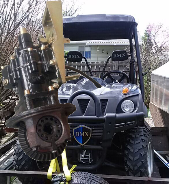 Anti Rust Off Road Gearbox , Tricycle / UTV / ATV Forward Reverse Gearbox